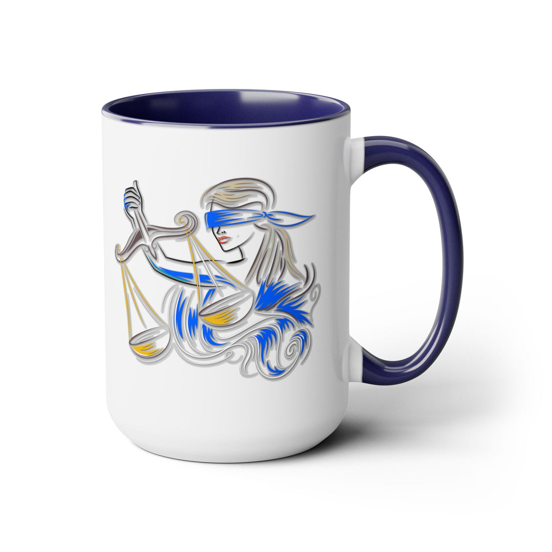 Libra Two-Tone Coffee Mugs - 15oz