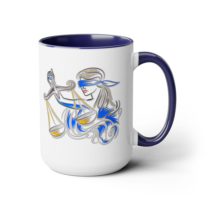 Libra Two-Tone Coffee Mugs - 15oz
