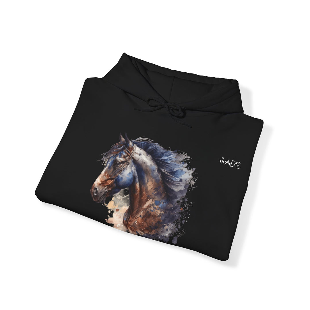 Namesakes, Personalized Acrostic Name Hoodie with Horse Graphic