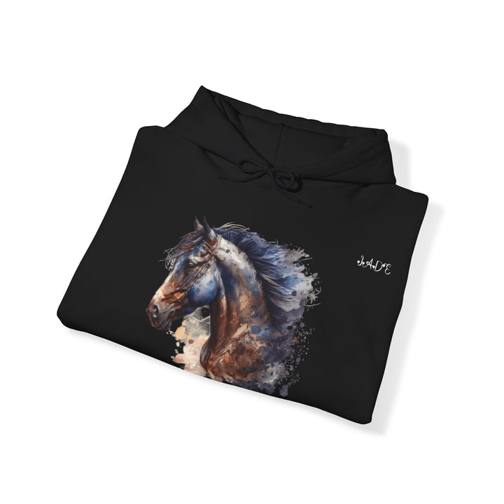 Namesakes, Personalized Acrostic Name Hoodie with Horse Graphic