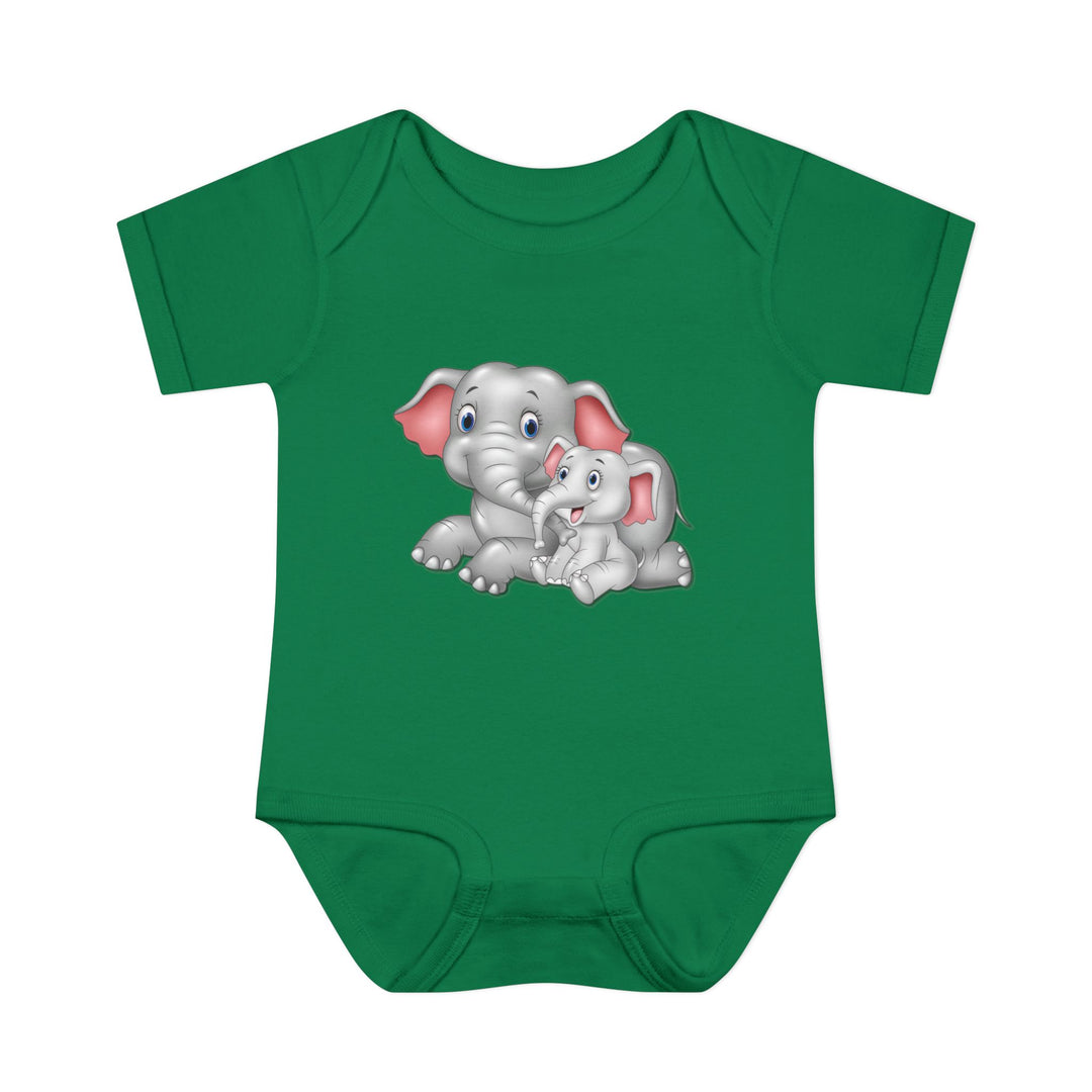 Baby Steps "It's a Girl" Acrostic Poem Bodysuit - Mommy & Baby Elephant
