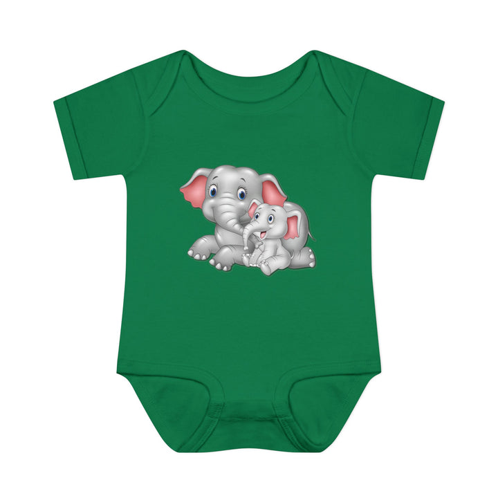 Baby Steps "It's a Girl" Acrostic Poem Bodysuit - Mommy & Baby Elephant