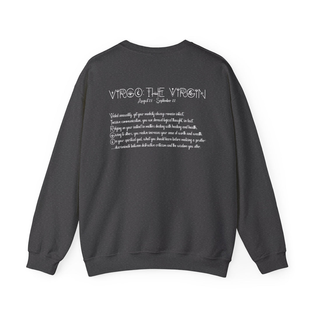 Virgo Acrostic Poem Astrology Sweatshirt - Unisex