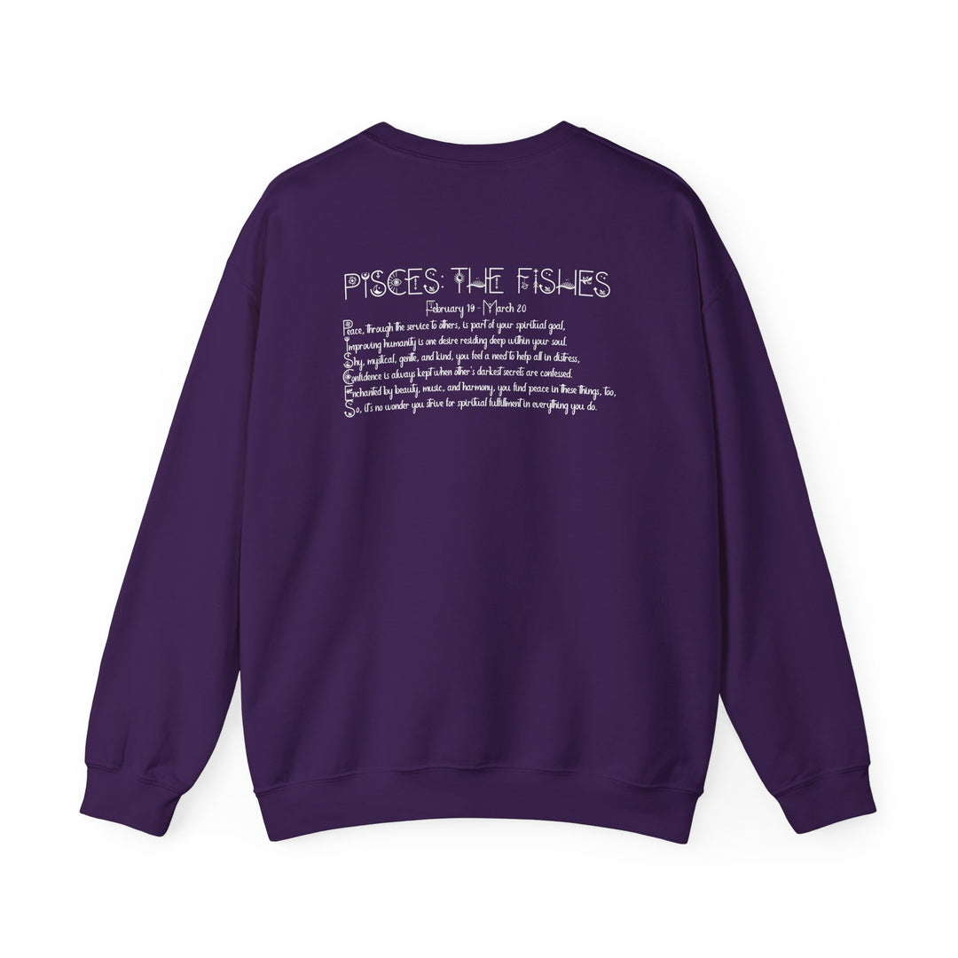Pisces Acrostic Poem Astrology Sweatshirt - Unisex