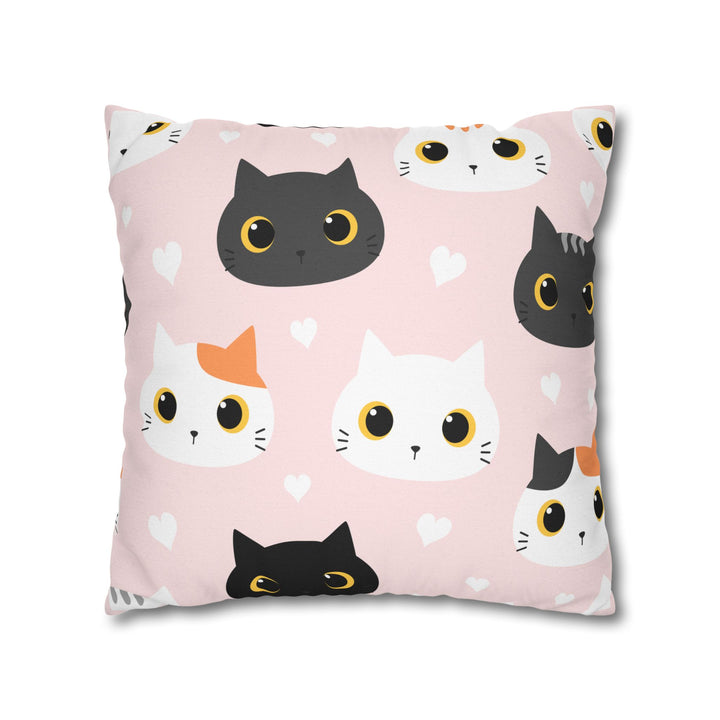 Namesakes Acrostic Poem Pillow Cover - Kitty Design