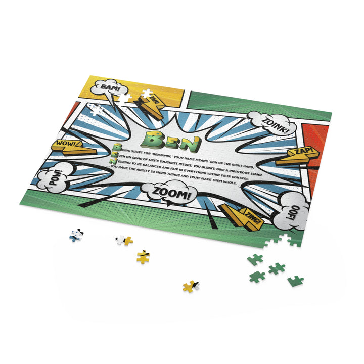 Namesakes Personalized Acrostic Name Poem Jigsaw Puzzle - Comic Style