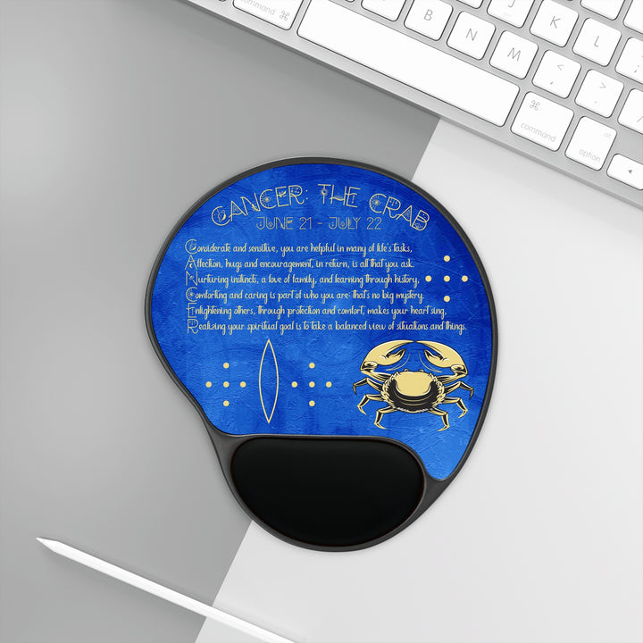 Written in the Stars Mouse Pad With Wrist Rest - Cancer