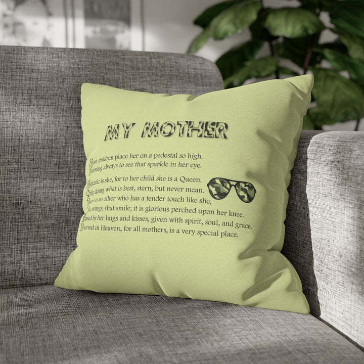 It's Just a Phrase Pillow Case Cover - My Mother Camo Design