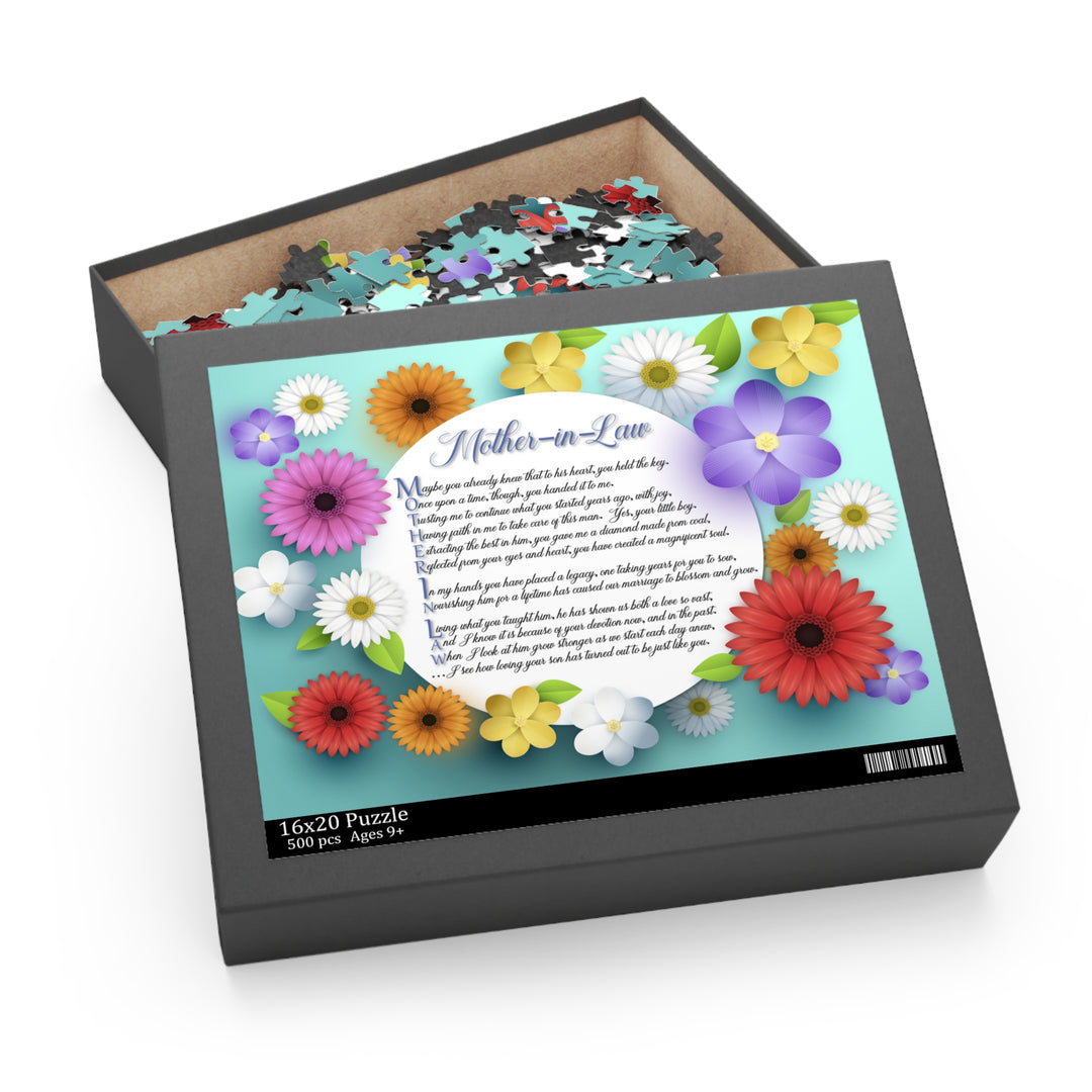 It's Just a Phrase "Mother-in-Law" Acrostic Poem Jigsaw Puzzle