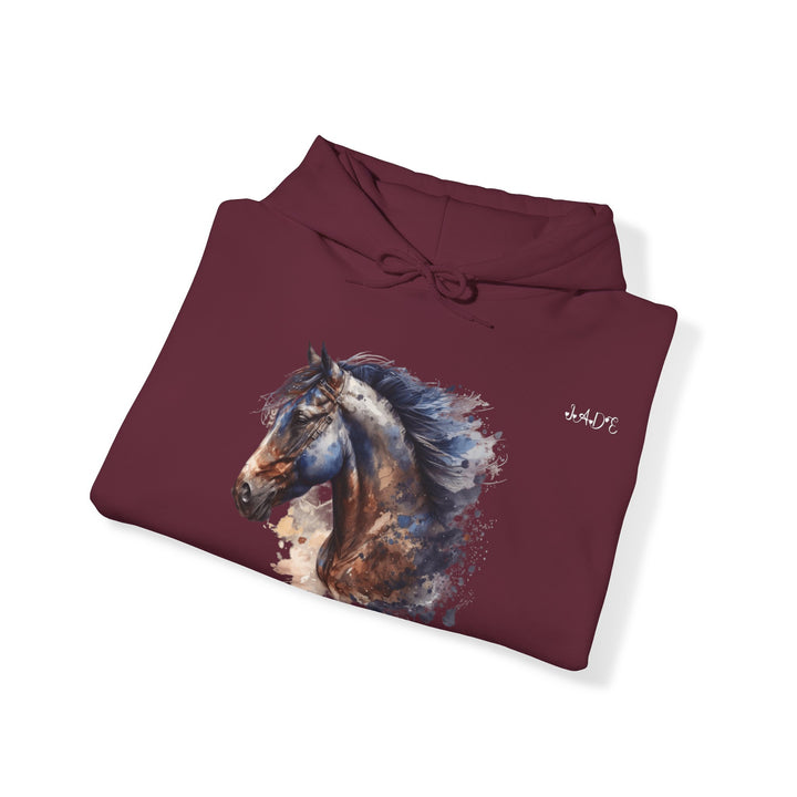 Namesakes, Personalized Acrostic Name Hoodie with Horse Graphic