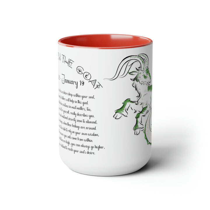 Written in the Stars Two-Tone Coffee Mugs - 15oz - Capricorn