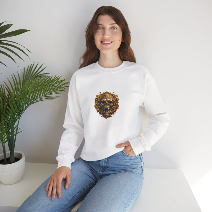 Happy Halloween Acrostic Poem Sweatshirt - Skull