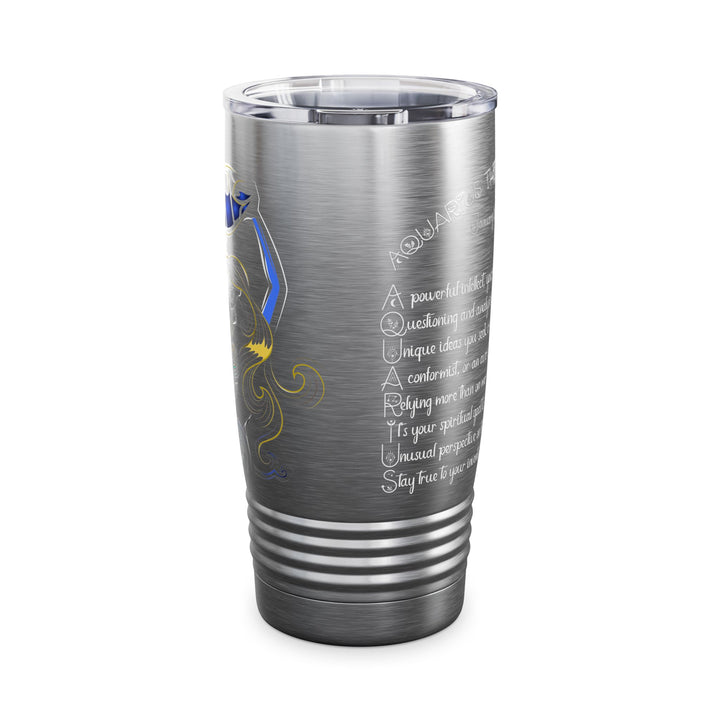Aquarius Acrostic Poem Ringneck Tumbler - 20oz