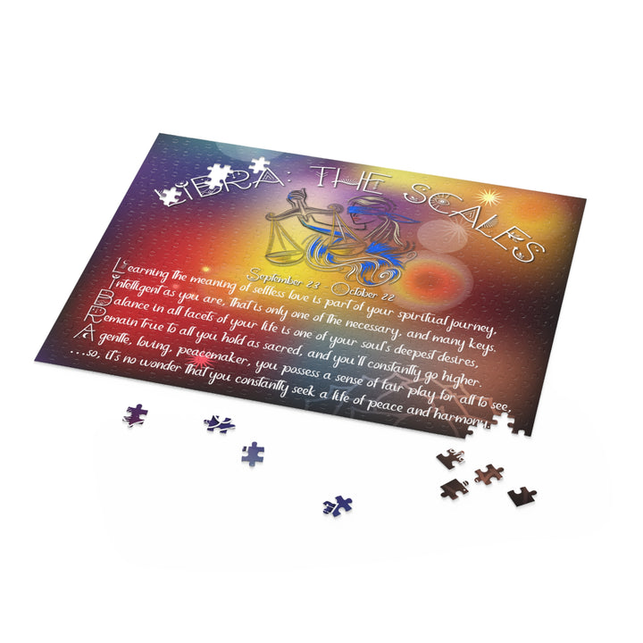 "Libra" Acrostic Poem Horoscope Puzzle - Beams