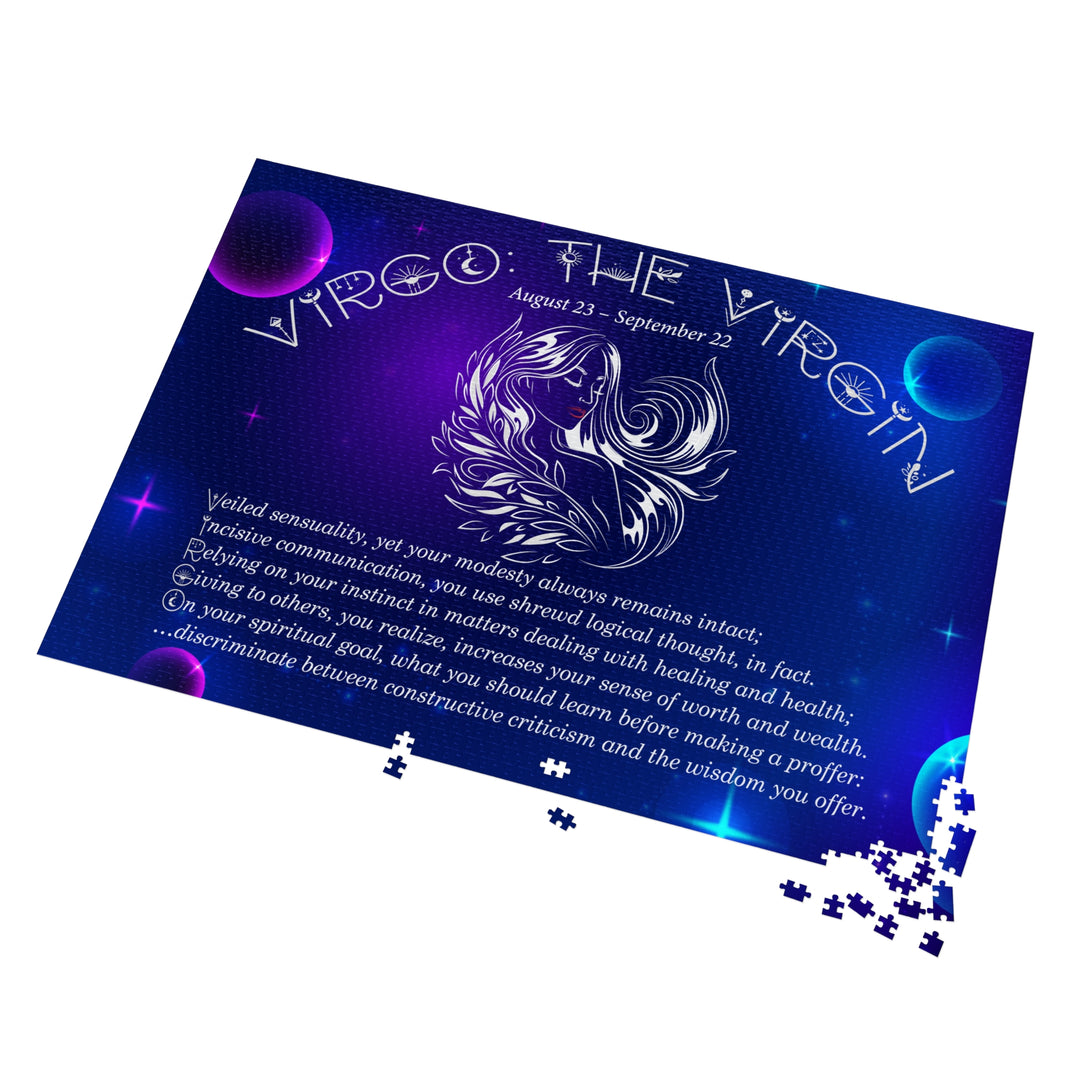 Virgo Acrostic Poem Puzzle - Tin Box