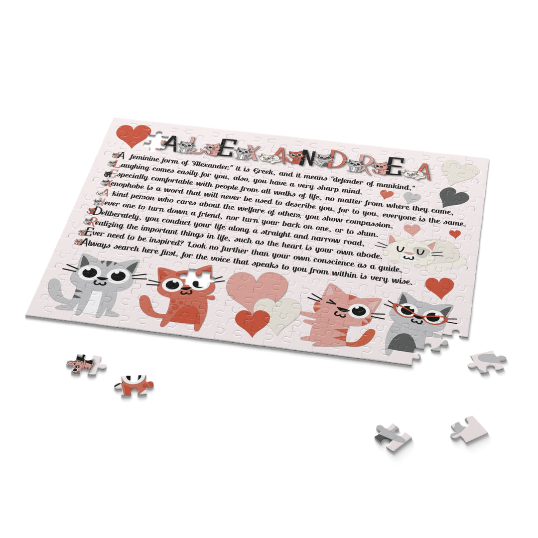 Namesakes Acrostic Name Poem Puzzle - Kitty Design