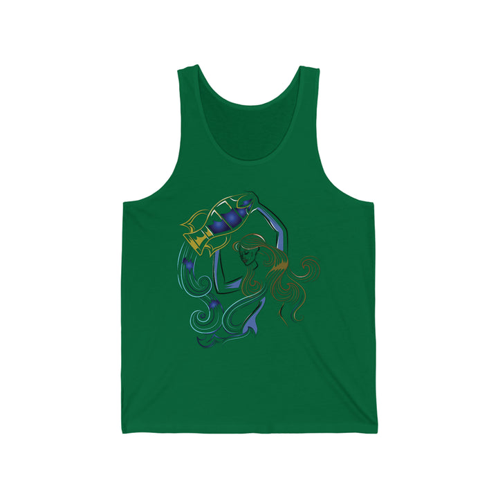 Written in the Stars Unisex Jersey Tank - Aquarius