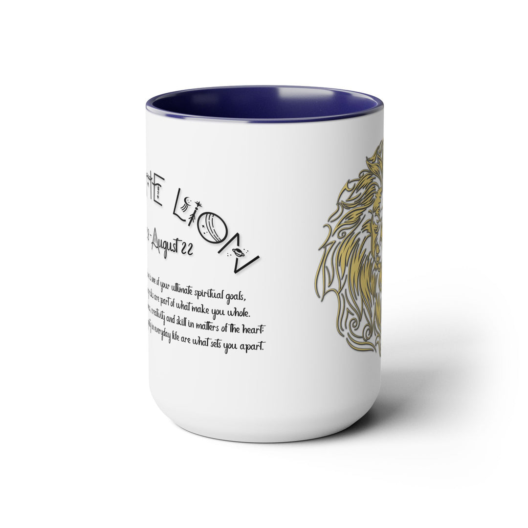 Leo Two-Tone Coffee Mugs - 15oz