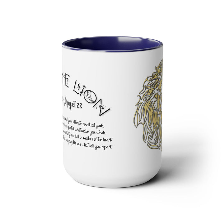 Leo Two-Tone Coffee Mugs - 15oz