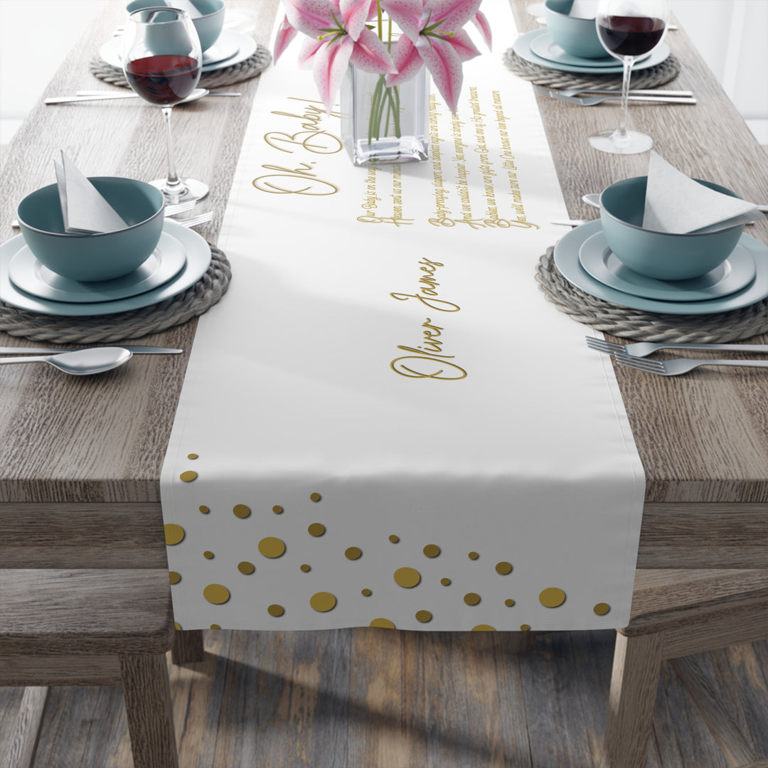 “Oh, Baby” Table Runner - Personalized