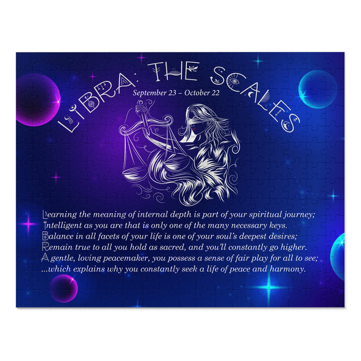 Libra Acrostic Poem Puzzle - Tin Box