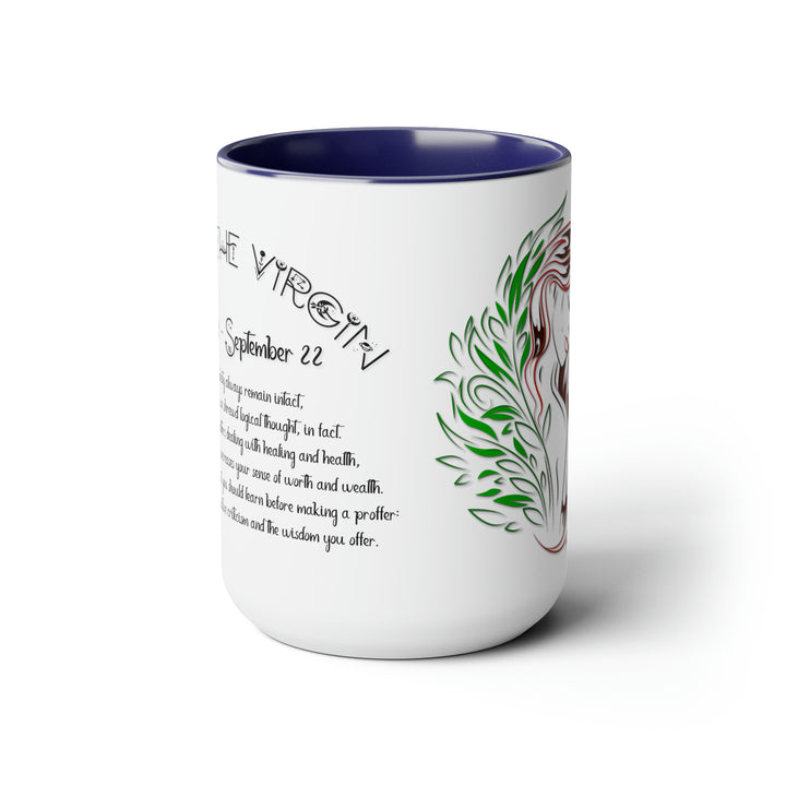 Written in the Stars Two-Tone Coffee Mugs - 15oz - Virgo