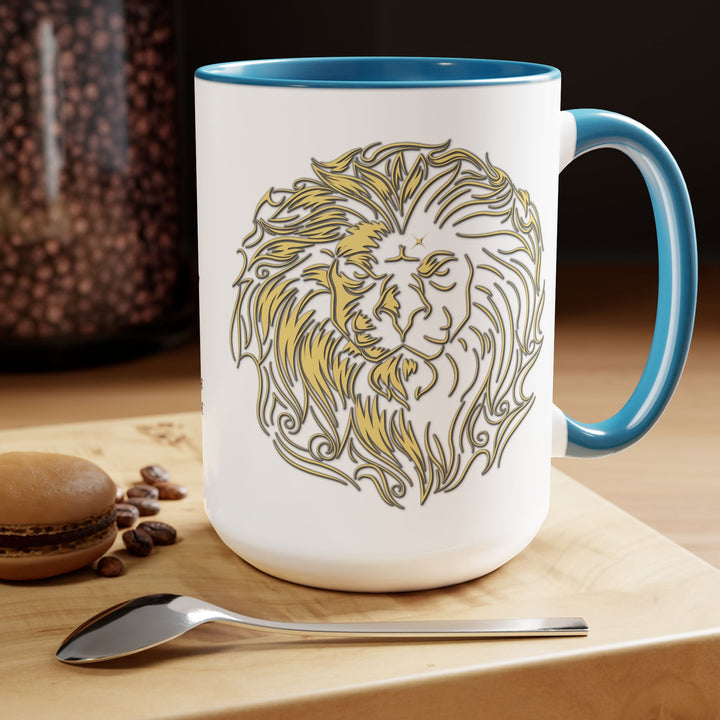Leo Two-Tone Coffee Mugs - 15oz