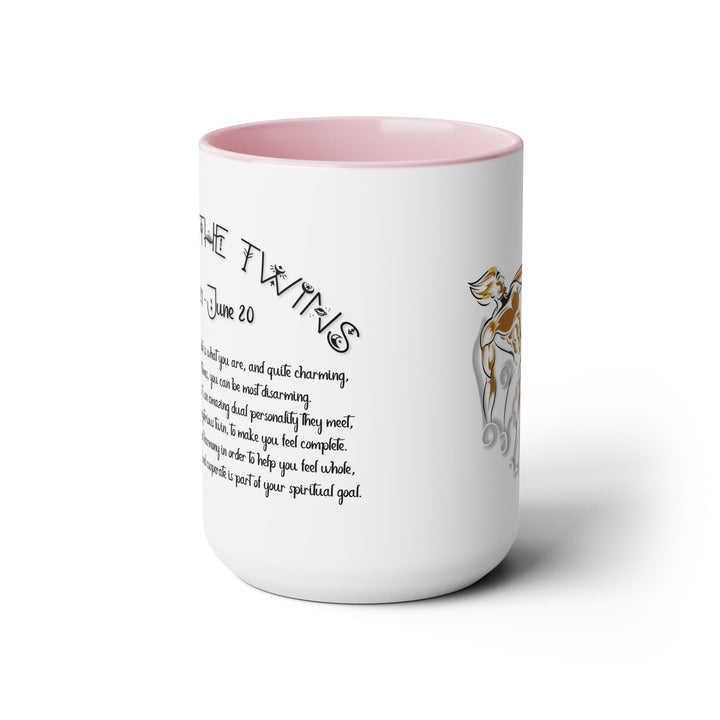 Gemini Two-Tone Coffee Mugs - 15oz
