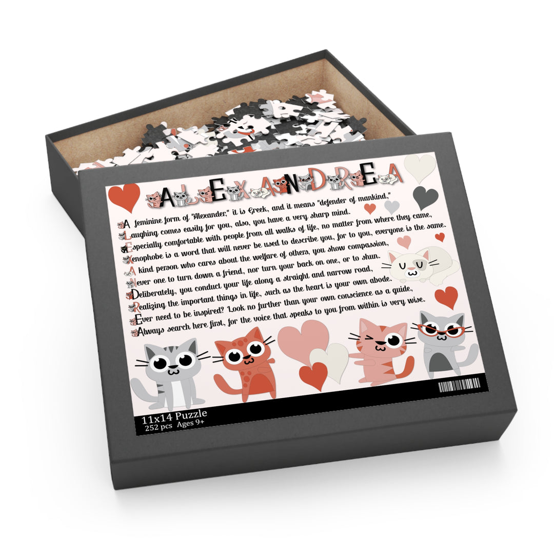 Namesakes, Acrostic Puzzle - Kitty Design
