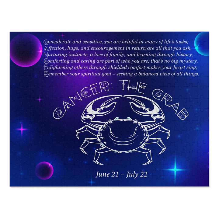 Cancer Acrostic Poem Puzzle - Tin Box
