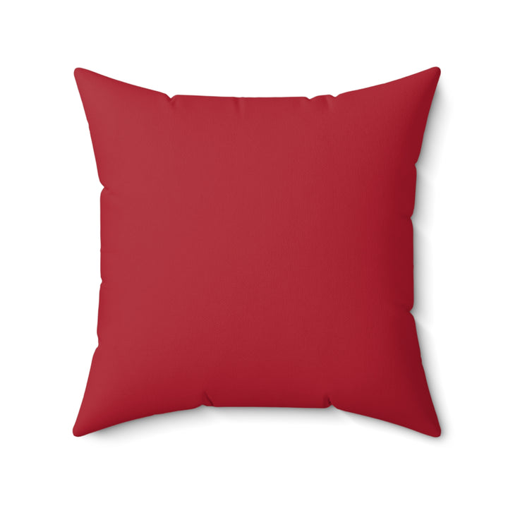 "Lead" Acrostic Poem Pillow from "Learn, Lead, Believe" Collection - Red