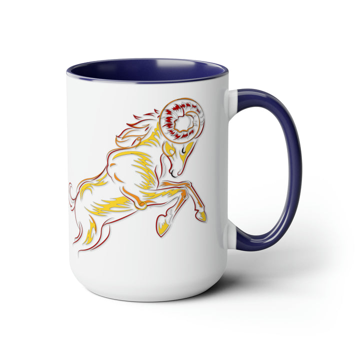 Written in the Stars Two-Tone Coffee Mugs - 15oz - Aries