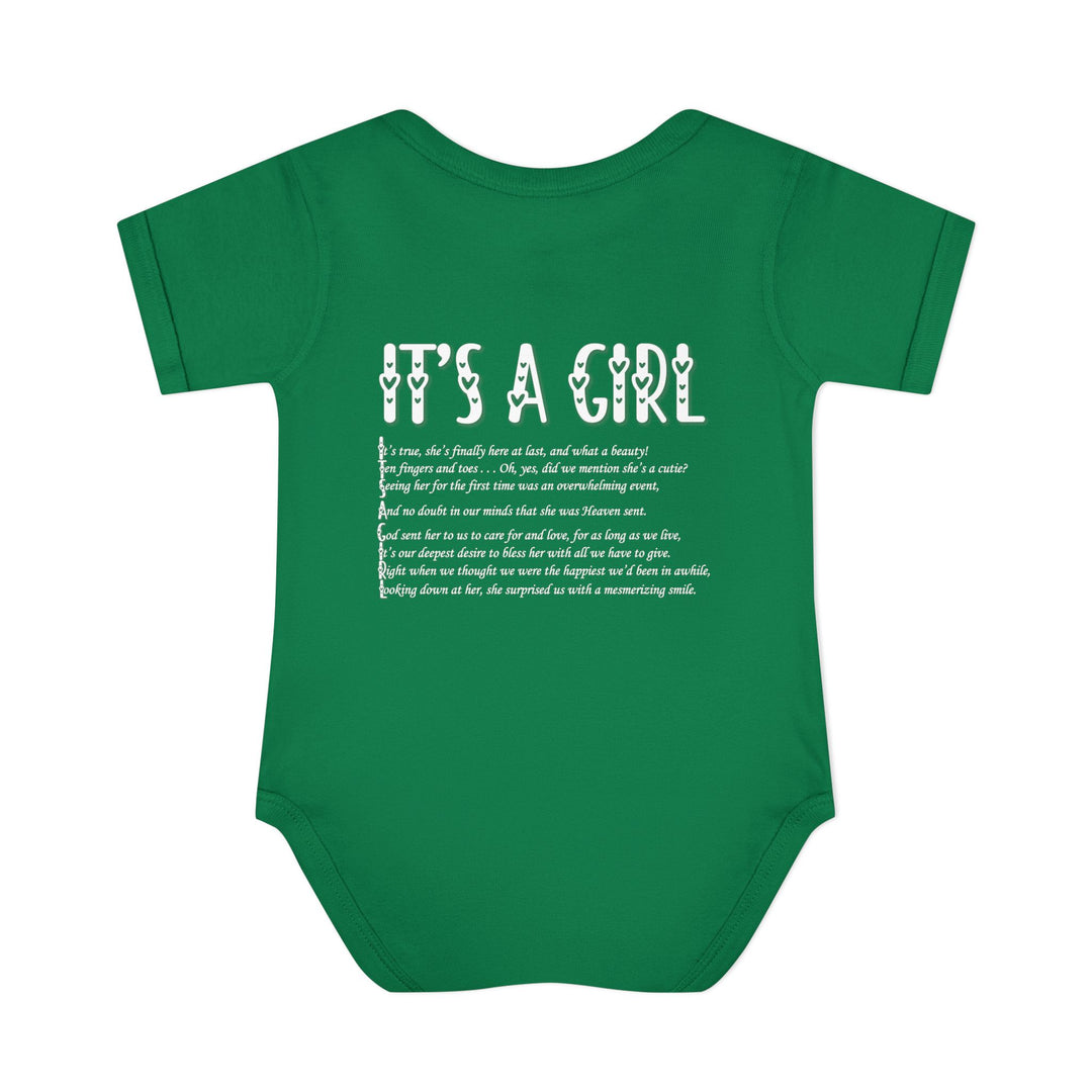 “It's a Girl” with Adorable Ducky Design Bodysuit