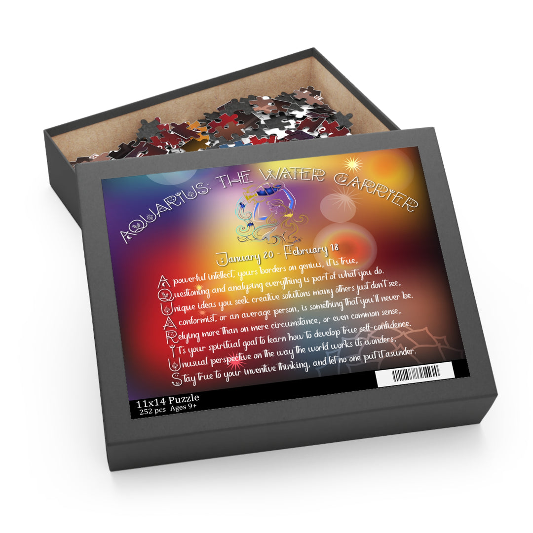 "Aquarius" Acrostic Horoscope Puzzle - Beams