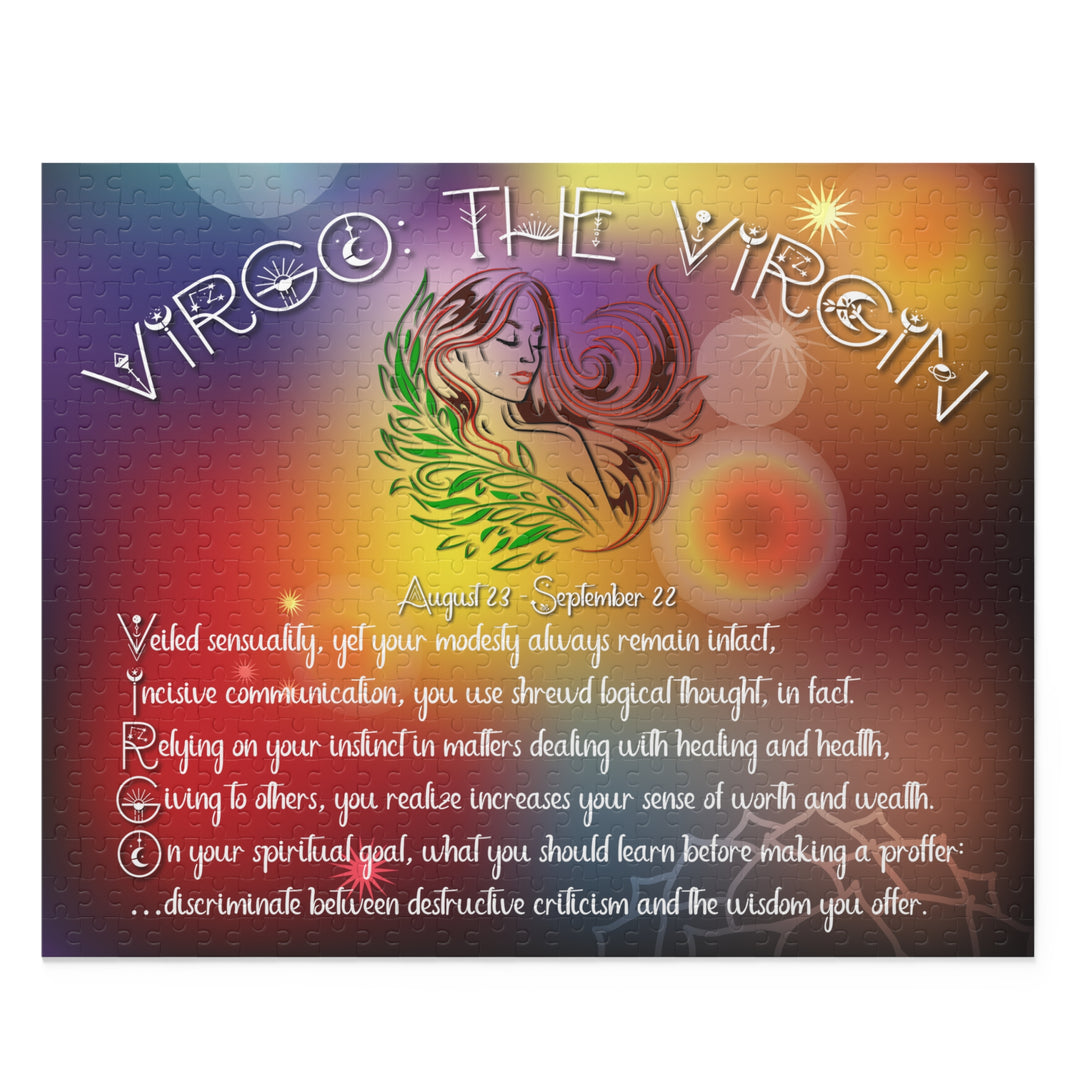 Virgo Acrostic Poem Horoscope Puzzle - Beams