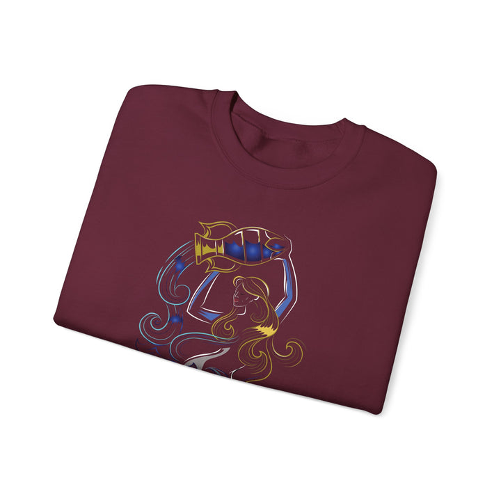 Aquarius Acrostic Poem Astrology Sweatshirt - Unisex