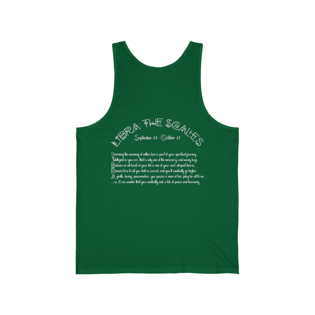 “Libra”  Unisex Acrostic Poem Jersey Tank Top