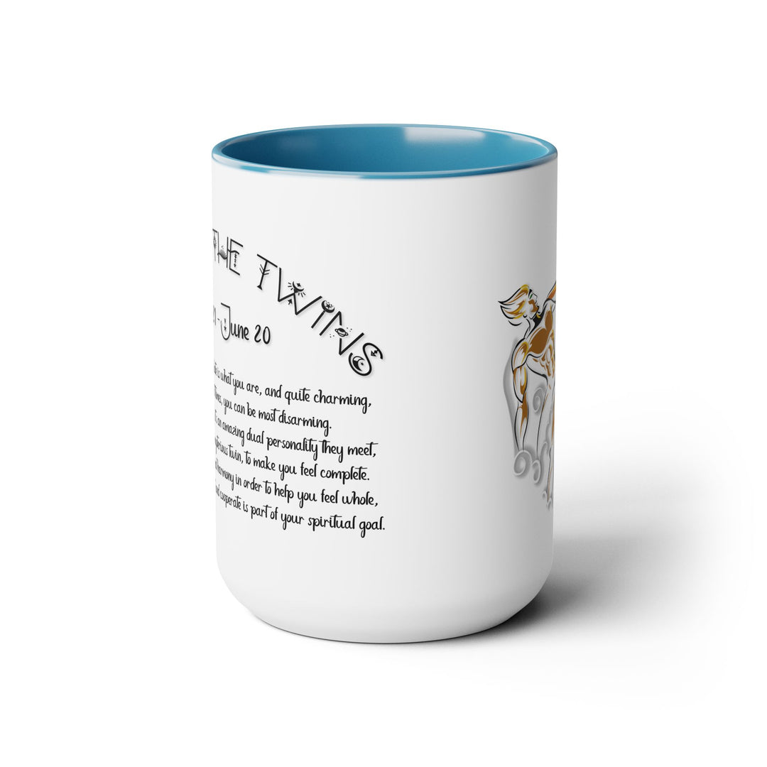 Gemini Two-Tone Coffee Mugs - 15oz