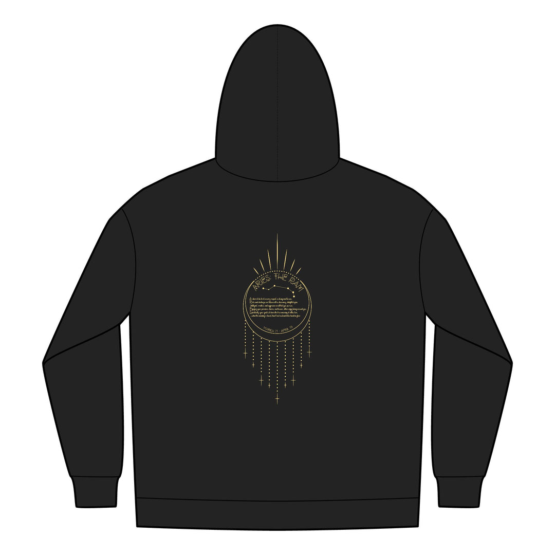 Aries Acrostic Poem Unisex Jersey Full-Zip Hoodie