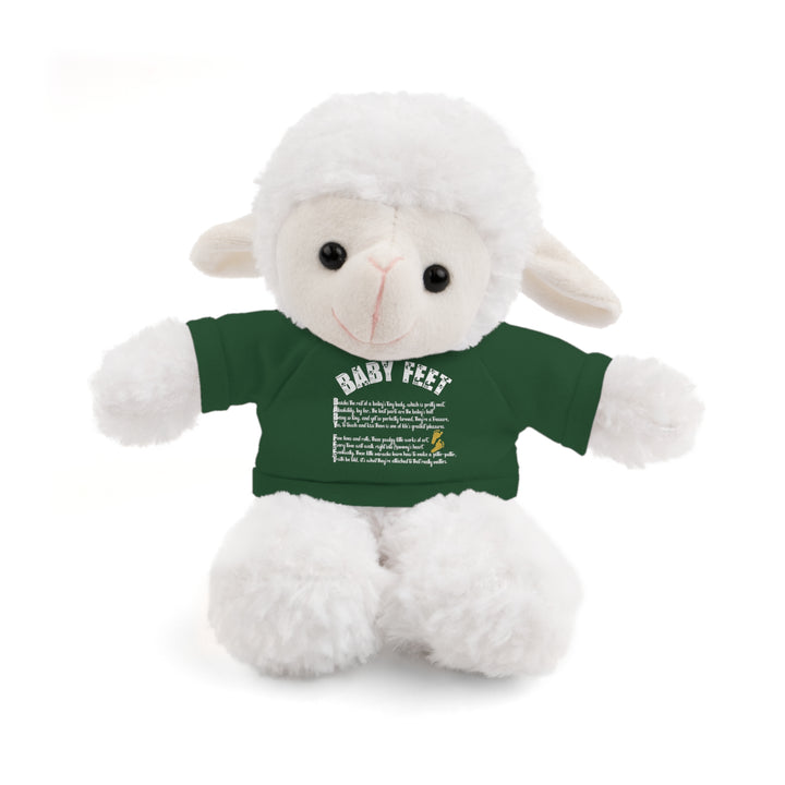 Baby Steps Stuffed Animals with Tee - Baby Feet - Gold Footprints