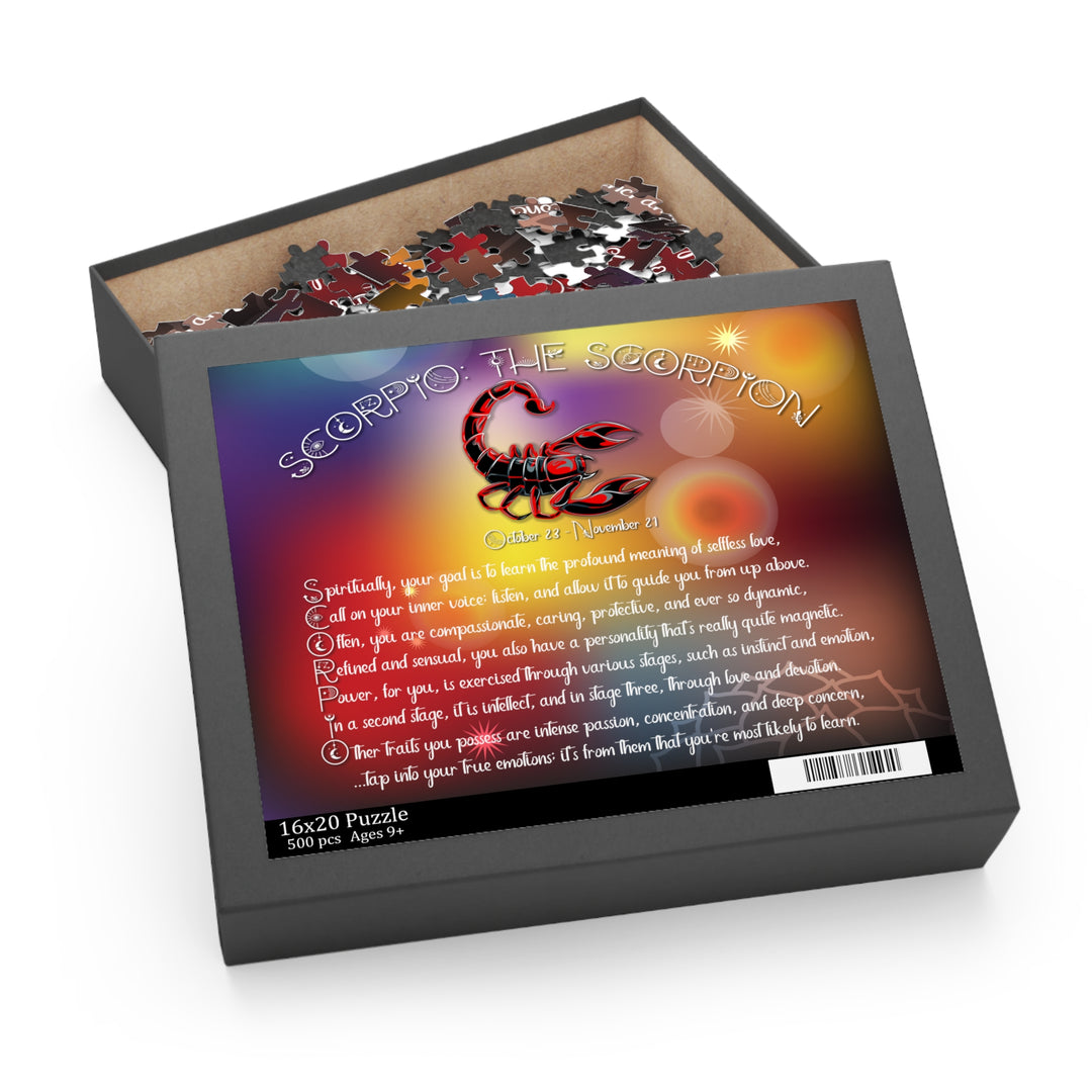 "Scorpio" Acrostic Horoscope Puzzle - Beams