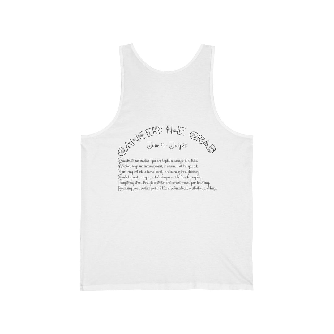 “Cancer” Unisex Acrostic Poem Jersey Tank