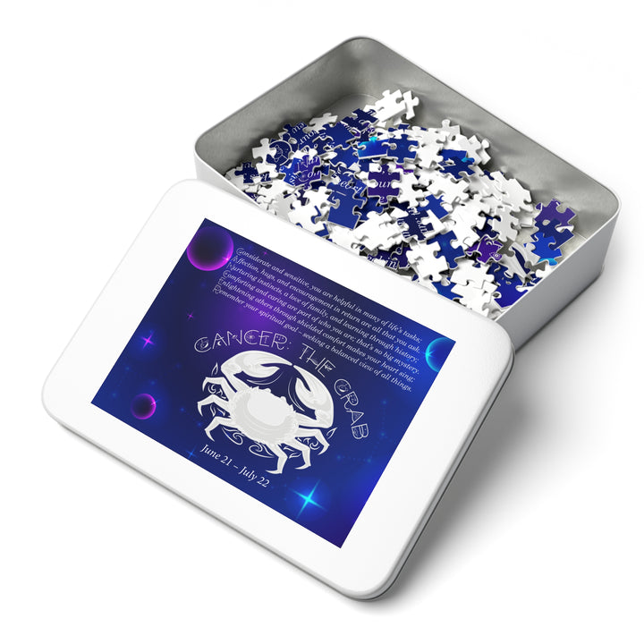 Cancer Acrostic Poem Puzzle - Tin Box