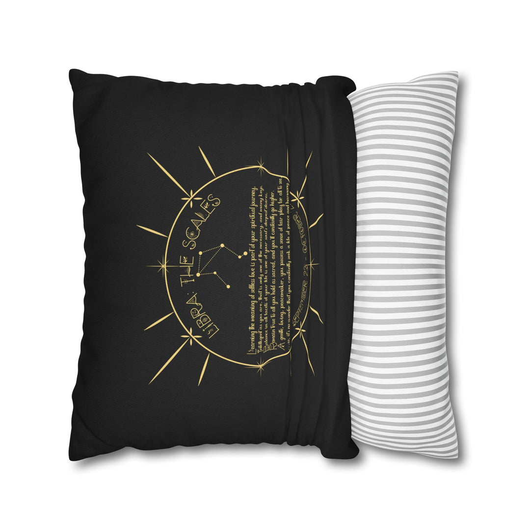 Libra Acrostic Poem Pillow Cover