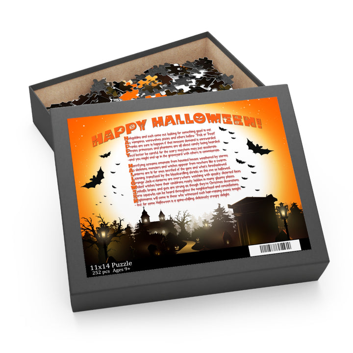 Happy Halloween Acrostic Poem Jigsaw Puzzle