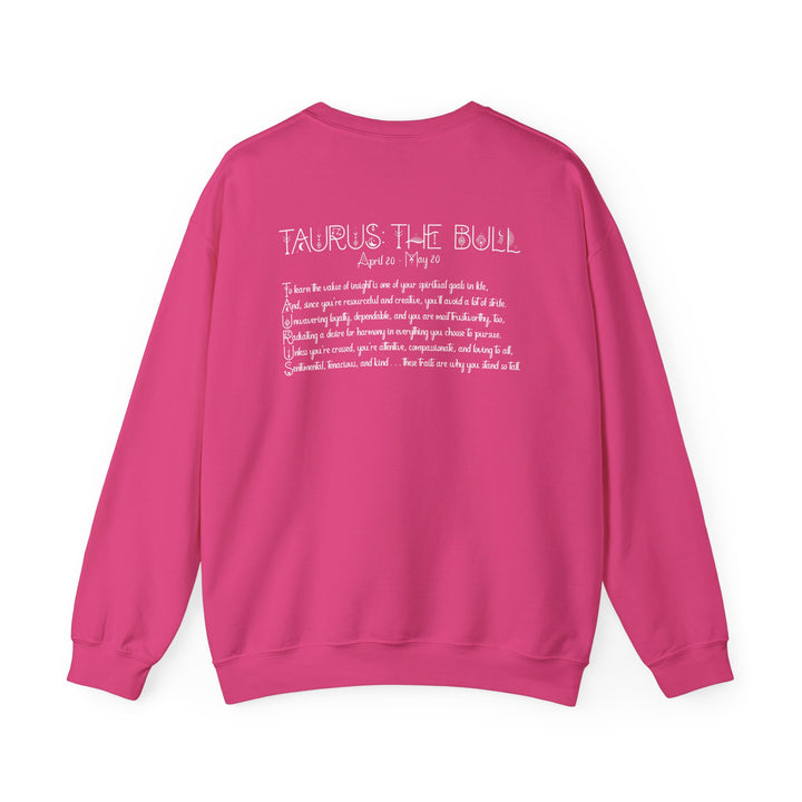 Taurus Acrostic Poem Astrology Sweatshirt - Unisex