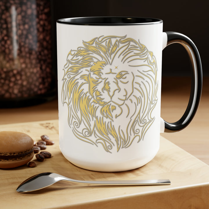 Written in the Stars Two-Tone Coffee Mugs - 15oz - Leo