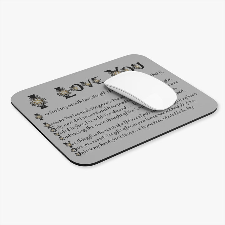 It's Just a Phrase Acrostic Poem Mouse Pad - "I Love You"