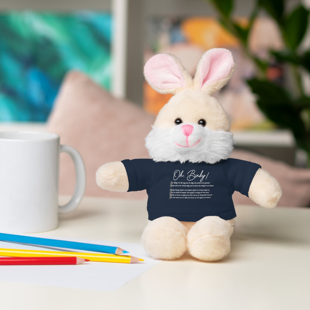 Oh, Baby Acrostic Poem Stuffed Animal Collection with T-Shirt