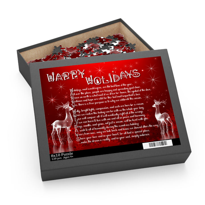 Happy Holidays Acrostic Poem Jigsaw Puzzle